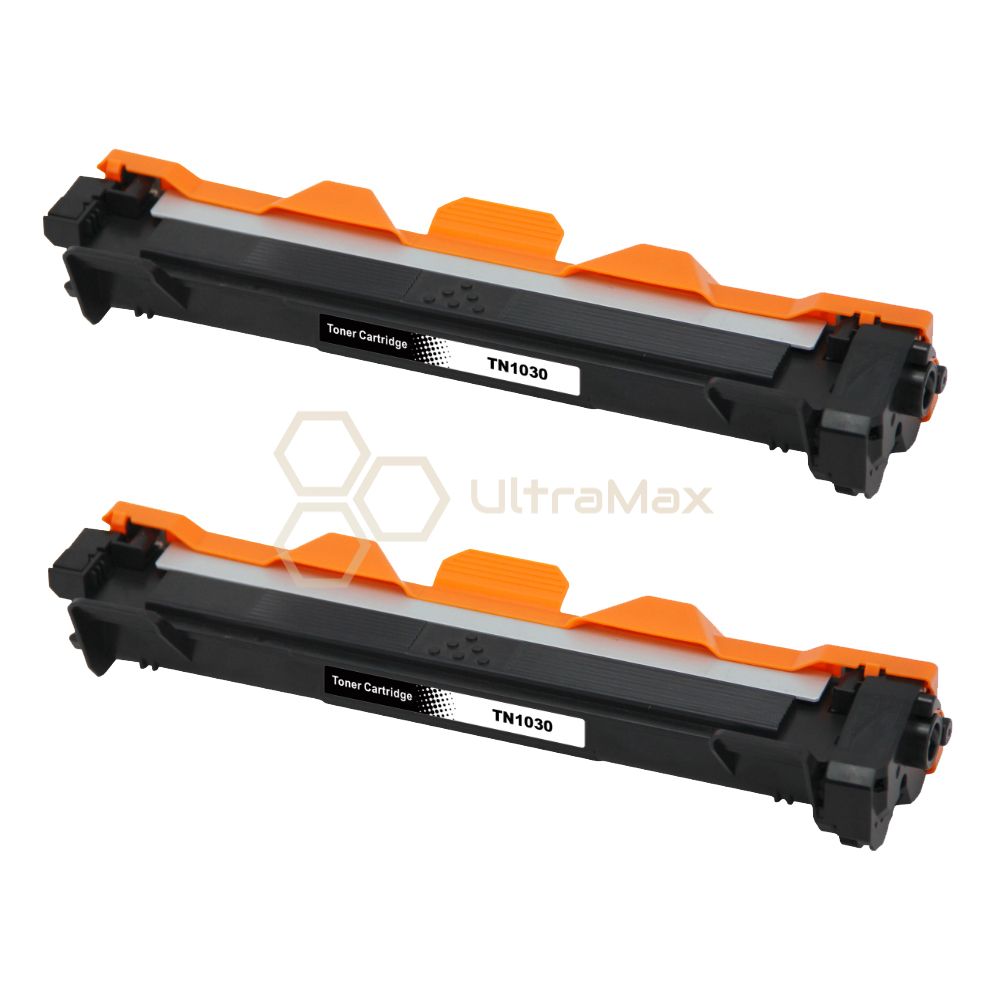 Ultra Toner Brother TN-1030 Black Compatible Toner Cartridge-2 PACK
