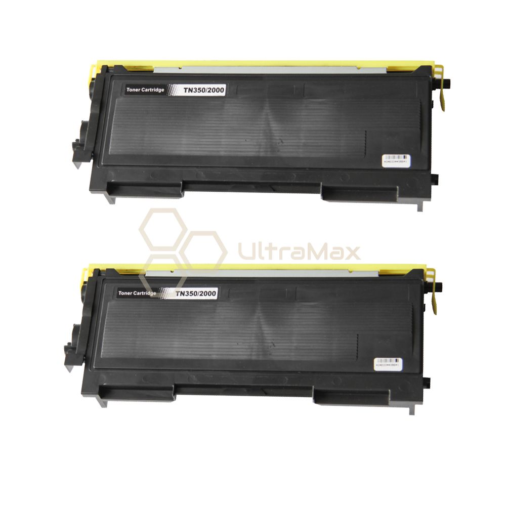 Ultra Toner Brother TN-350 Black Compatible Toner Cartridge-2 PACK