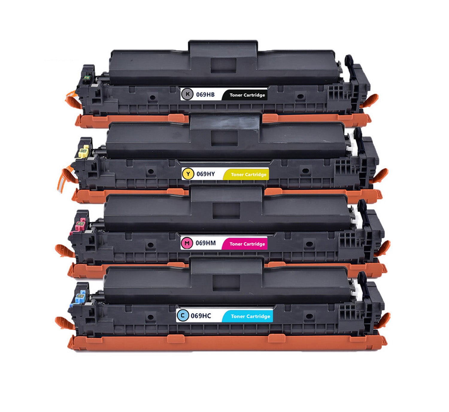 (Non-OEM) Canon 069H (5098C001, 5097C001, 5096C001, 5095C001) Compatible Toner Cartridge-4 Color Set (Black, Cyan, Yellow, Magenta)