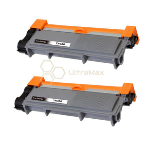 Ultra Toner Brother TN-450 (High Yield of TN-420) Black Compatible Toner Cartridge-2 PACK